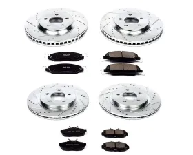 Power Stop Z23 Evolution Sport Brake Kit Front & Rear Ford Mustang 2005-2010