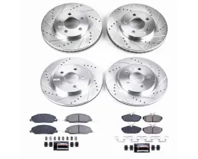 Power Stop Z23 Evolution Sport Brake Kit Front & Rear Ford Mustang 2005-2010