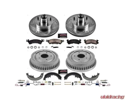 Power Stop Z23 Evolution Sport Brake Kit Front & Rear Buick Apollo 1975 - K15019DK