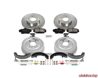 Power Stop Z23 Evolution Sport Brake Kit Front & Rear Ford Taurus 1994-2000 - K15101DK