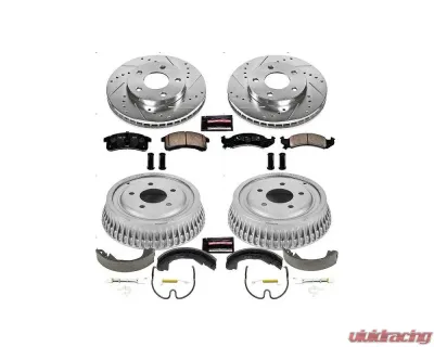 Power Stop Z23 Evolution Sport Brake Kit Front & Rear Buick LeSabre 1994-1999 - K15123DK