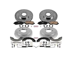Power Stop Z23 Evolution Sport Brake Kit Front & Rear Dodge Caliber 2007-2012