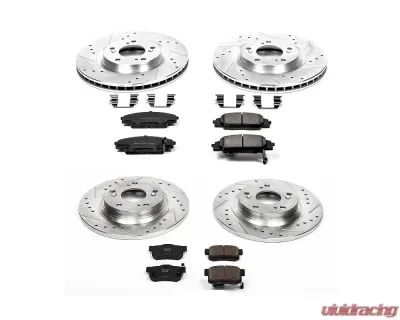 Power Stop Z23 Evolution Sport Brake Kit Front & Rear Honda S2000 2000-2009 - K2277