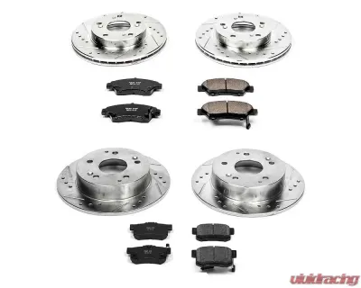 Power Stop Z23 Evolution Sport Brake Kit Front & Rear Acura RSX 2002-2006 - K2387