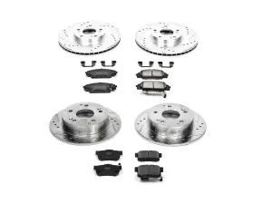 Power Stop Z23 Evolution Sport Brake Kit Front & Rear Acura RSX 2002-2006