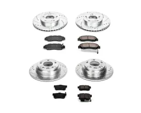 Power Stop Z23 Evolution Sport Brake Kit Front & Rear Acura Legend 1991-1995