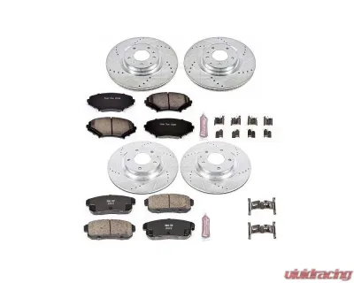 Power Stop Z23 Evolution Sport Brake Kit Front & Rear Mazda RX-8 2004-2011 - K2727