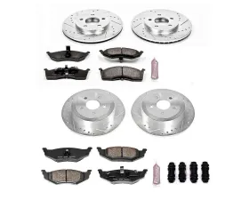 Power Stop Z23 Evolution Sport Brake Kit Front & Rear Dodge Neon 2000-2005