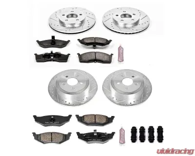 Power Stop Z23 Evolution Sport Brake Kit Front & Rear Dodge Neon 2000-2005 - K2734