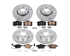 Power Stop Z23 Evolution Sport Brake Kit Front & Rear Audi A4 2002-2004