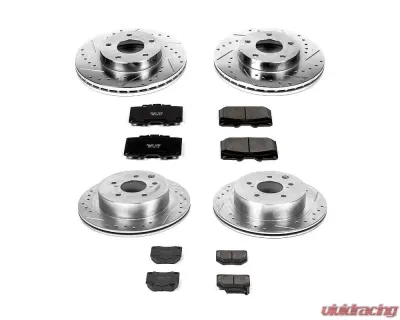Power Stop Z23 Evolution Sport Brake Kit Front & Rear Nissan 300ZX