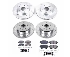 Power Stop Z23 Evolution Sport Brake Kit Front & Rear Lexus ES300 1992-1996
