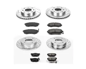 Power Stop Z23 Evolution Sport Brake Kit Front & Rear Hyundai Elantra 1998-2001