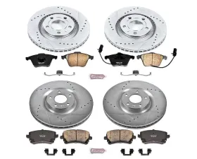 Power Stop Z23 Evolution Sport Brake Kit Front & Rear Audi S4 2004-2009