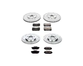 Power Stop Z23 Evolution Sport Brake Kit Front & Rear Ford Mustang 2007-2011