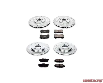 Power Stop Z23 Evolution Sport Brake Kit Front & Rear Ford Mustang 2007-2011 - K4042