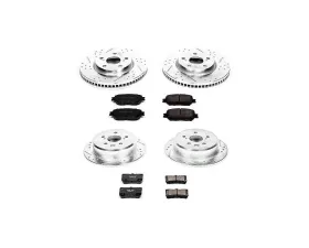Power Stop Z23 Evolution Sport Brake Kit Front & Rear Lexus IS250 2009-2013