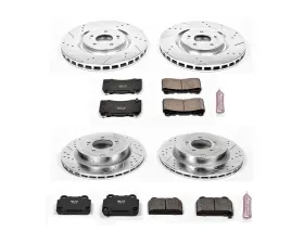 Power Stop Z23 Evolution Sport Brake Kit Front & Rear Mitsubishi Lancer 2008-2015