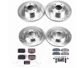 Power Stop Z23 Evolution Sport Brake Kit Front & Rear Mazda RX-7 1993-1995