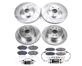 Power Stop Z23 Evolution Sport Brake Kit Front & Rear Lexus LS400 1993-1994