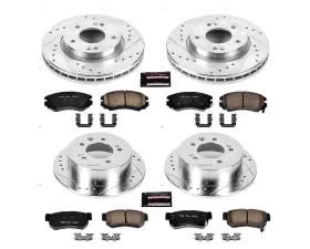 Power Stop Z23 Evolution Sport Brake Kit Front & Rear Hyundai Elantra 2007-2010