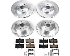 Power Stop Z23 Evolution Sport Brake Kit Front & Rear Lexus LS430 2001-2006