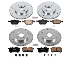 Power Stop Z23 Evolution Sport Brake Kit Front & Rear Ford Focus 2002-2004