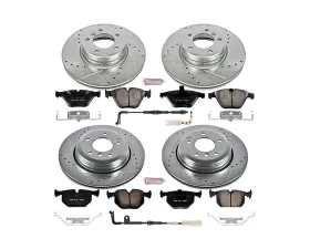 Power Stop Z23 Evolution Sport Brake Kit Front & Rear BMW 525i 2004-2006