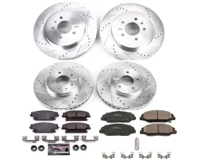 Power Stop Z23 Evolution Sport Brake Kit Front & Rear Cadillac STS 2009-2011