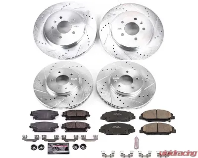 Power Stop Z23 Evolution Sport Brake Kit Front & Rear Cadillac STS 2009-2011 - K5540