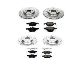 Power Stop Z23 Evolution Sport Brake Kit Front & Rear Mazda Mazda 5 2008-2010