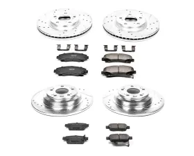 Power Stop Z23 Evolution Sport Brake Kit Front & Rear Acura TL 2009-2014