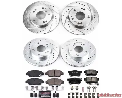 Power Stop Z23 Evolution Sport Brake Kit Front & Rear Honda CR-Z 2011-2015 - K5936