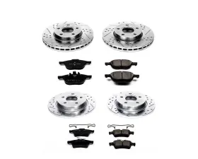Power Stop Z23 Evolution Sport Brake Kit Front & Rear Ford Focus 2012-2018