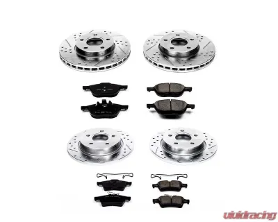 Power Stop Z23 Evolution Sport Brake Kit Front & Rear Ford Focus 2012-2018 - K5977