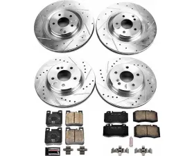 Power Stop Z23 Evolution Sport Brake Kit Front & Rear Mercedes-Benz C32 AMG 2002-2004