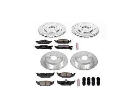 Power Stop Z23 Evolution Sport Brake Kit Front & Rear Chrysler Cirrus 1995-2000