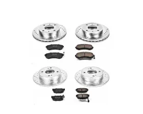 Power Stop Z23 Evolution Sport Brake Kit Front & Rear Nissan 240SX 1989-1996