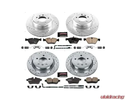 Power Stop Z23 Evolution Sport Brake Kit Front & Rear BMW Z4 2009-2010 - K6579