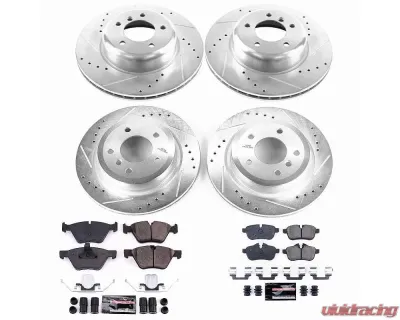 Power Stop Z23 Evolution Sport Brake Kit Front & Rear BMW Z4 2009-2010 - K6580