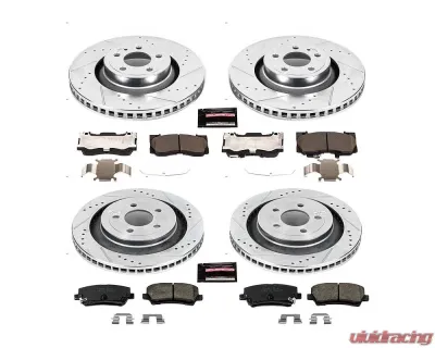Power Stop Z23 Evolution Sport Brake Kit Front & Rear Ford Mustang 2015-2022 - K6805