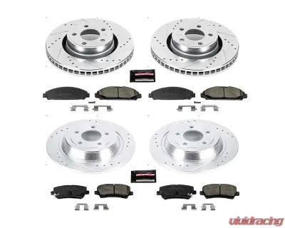 Power Stop Z23 Evolution Sport Brake Kit Front & Rear Ford Mustang 2015-2022 - K6808
