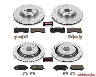 Power Stop Z23 Evolution Sport Brake Kit Front & Rear Ford Mustang 2015-2022 - K6810