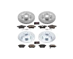 Power Stop Z23 Evolution Sport Brake Kit Front & Rear Fiat 500L 2014-2019