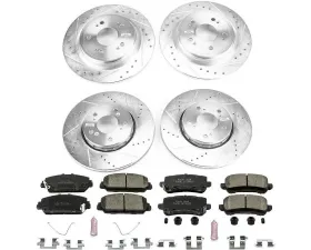 Power Stop Z23 Evolution Sport Brake Kit Front & Rear Acura RLX 2014-2019