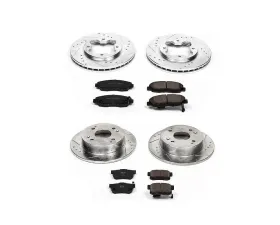 Power Stop Z23 Evolution Sport Brake Kit Front & Rear Acura CL 1997
