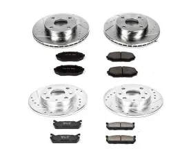 Power Stop Z23 Evolution Sport Brake Kit Front & Rear Mazda Miata 1990-1993