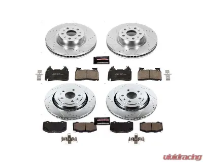 Power Stop Z23 Evolution Sport Brake Kit Front & Rear Chevrolet Camaro 2016-2020 - K7226