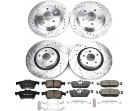 Power Stop Z23 Evolution Sport Brake Kit Front & Rear Ford Focus 2015-2018