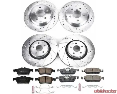 Power Stop Z23 Evolution Sport Brake Kit Front & Rear Ford Focus 2015-2018 - K7233